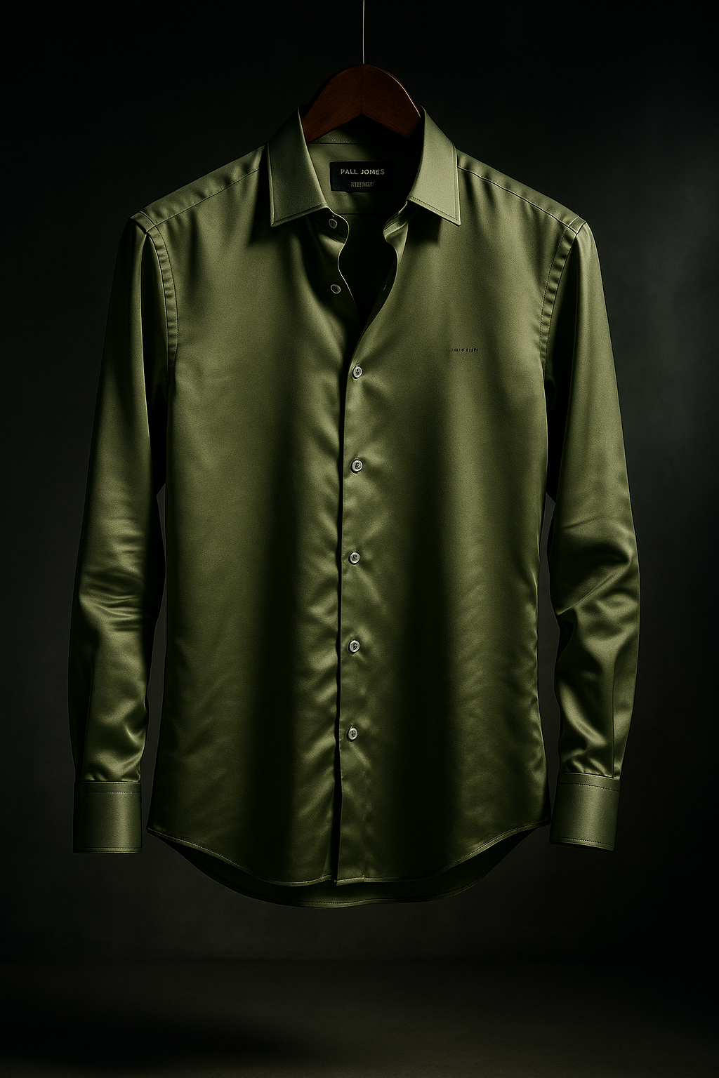 Light Green Premium Lycra Plain Regular Fit Full Sleeves Shirt | TOG Fashion