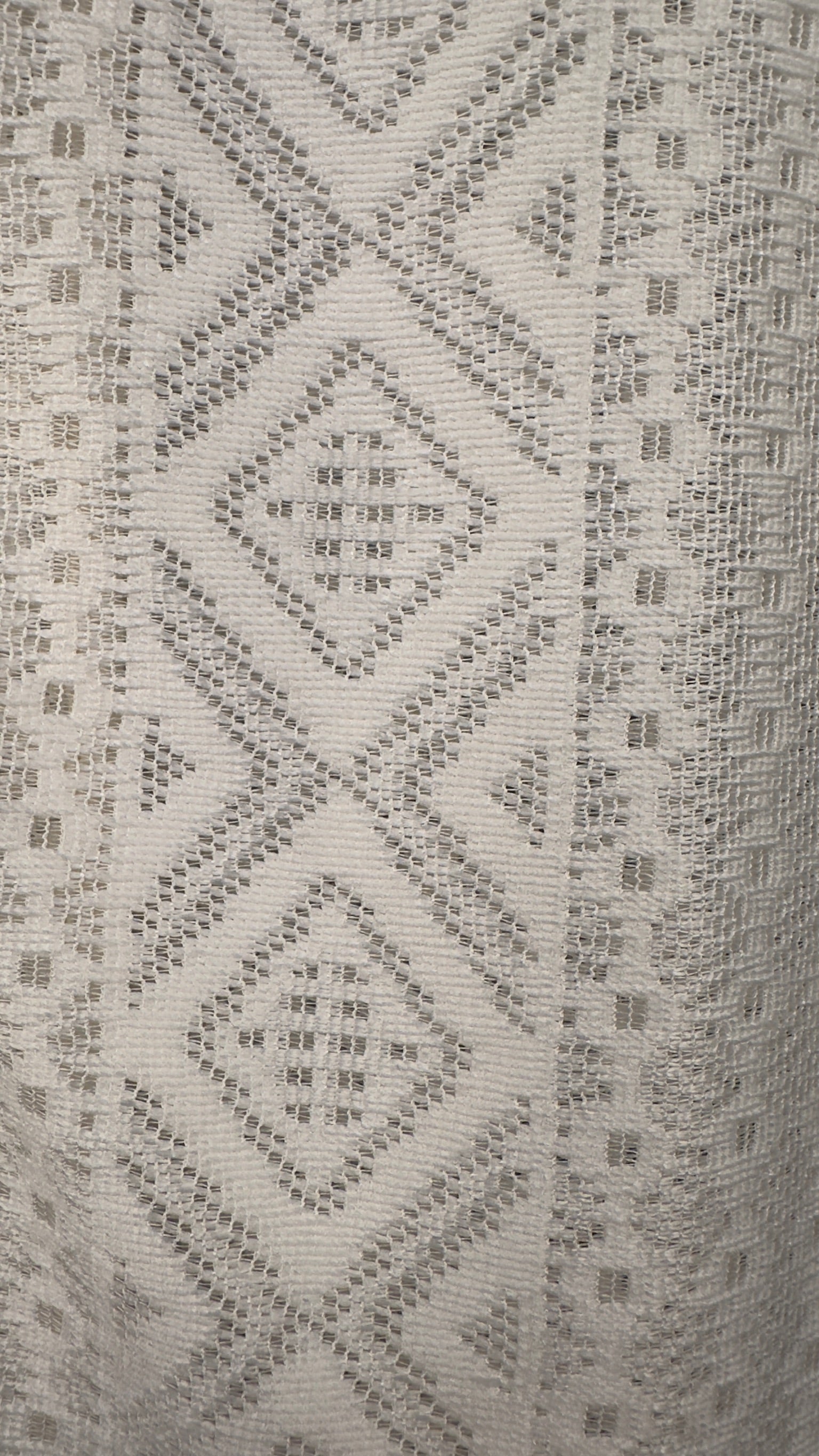 Whitish Cream Crochet Slim Fit Half Sleeves Shirt | TOG Fashion