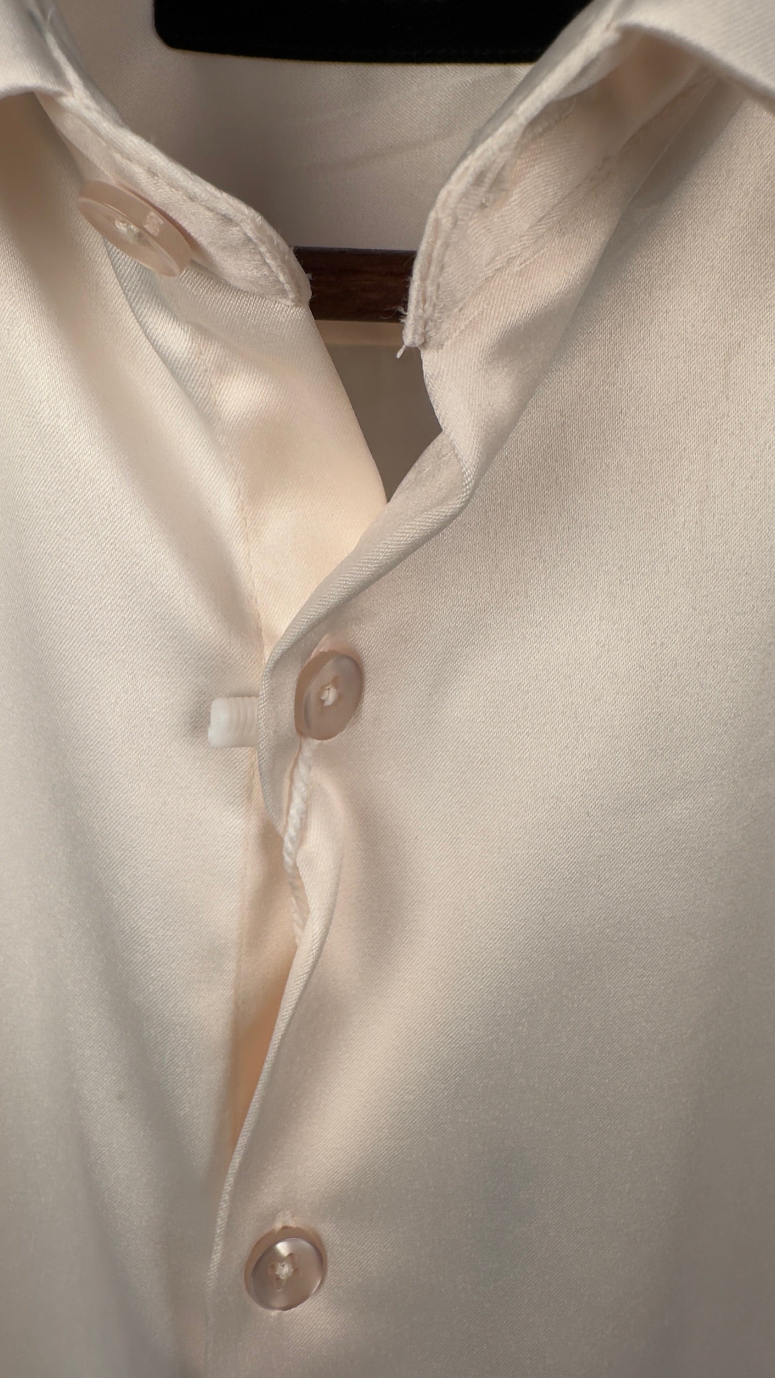 Beige Premium Lycra Plain Regular Fit Full Sleeves Shirt | TOG Fashion